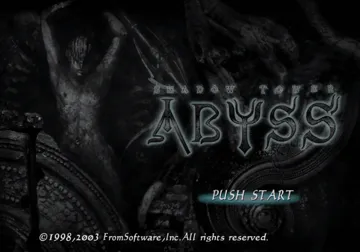 Shadow Tower Abyss (Japan) screen shot title